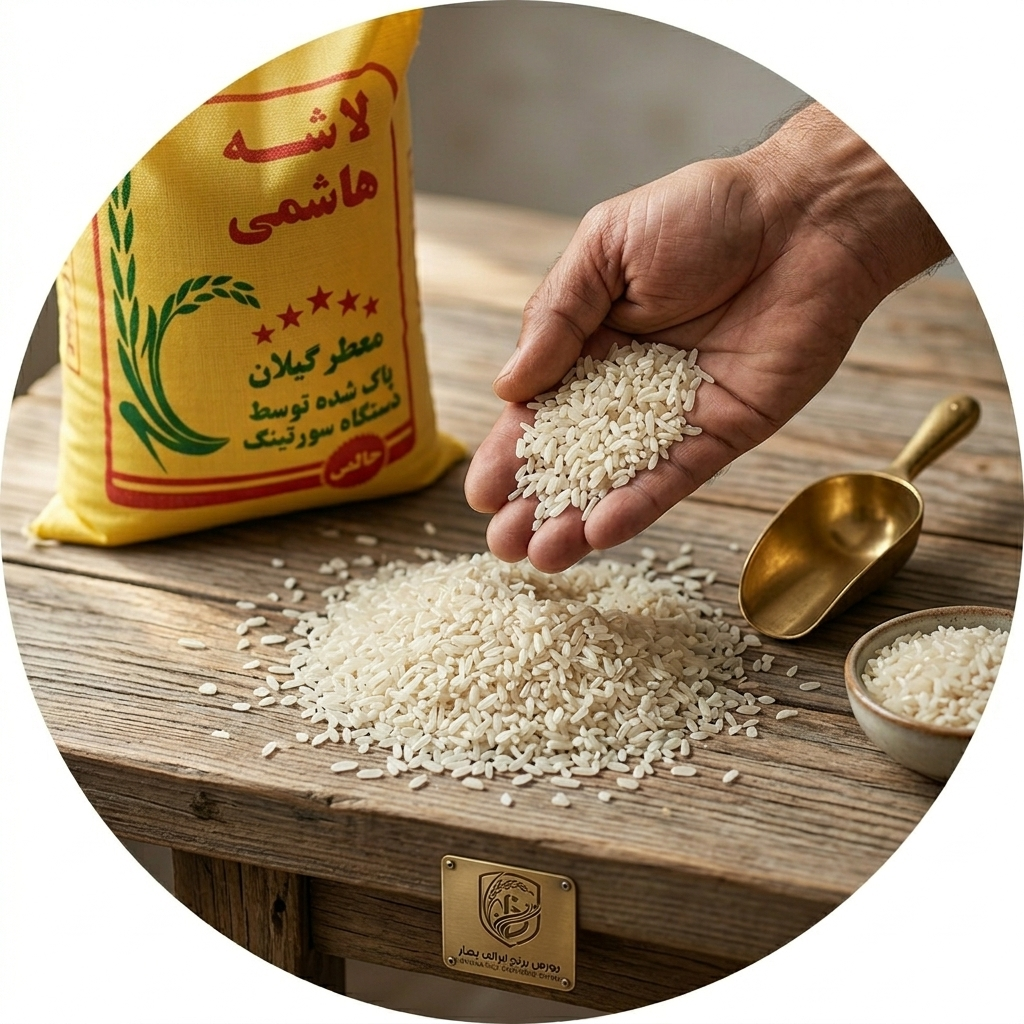 برنج ایرانی سرلاشه هاشمی گیلان ۲۰ کیلویی